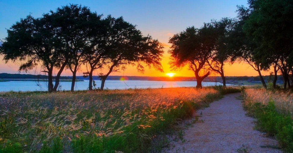 Lake Georgetown just north of Austin Texas